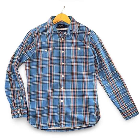 Polo by Ralph Lauren Plaid Flannel Work Shirt - Picture 2 of 11